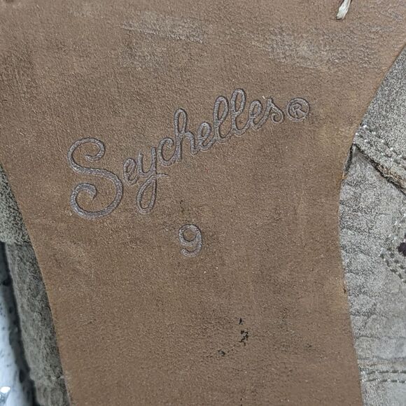 Seychelles Anthropologie score ankle boots taupe tan women's size 9 - Picture 8 of 8